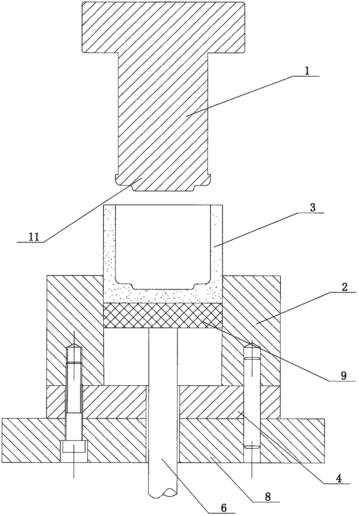 A method for rotary extrusion forming of light alloy cup-shaped parts