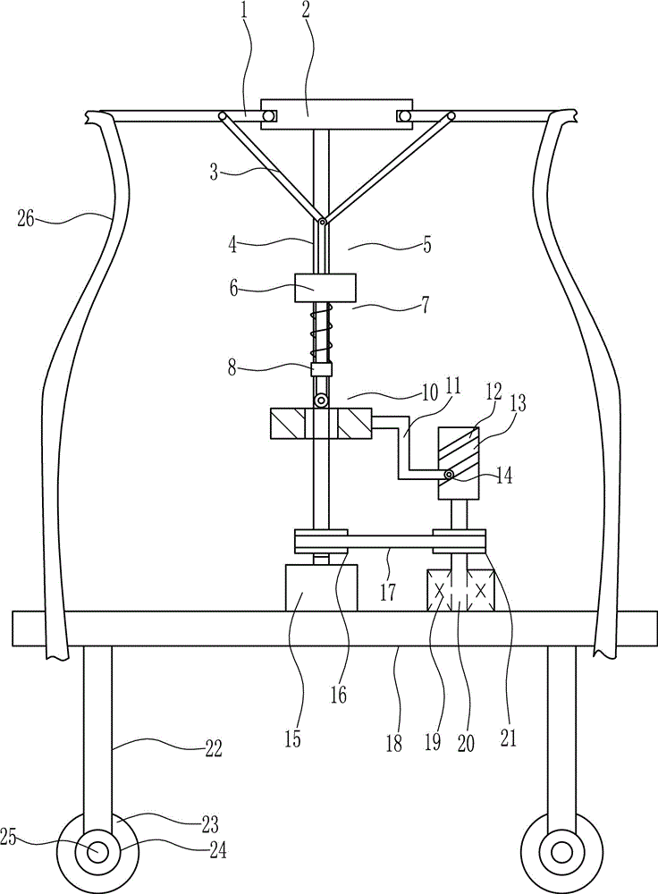 Uniform water spray device for culturing gardening seedlings