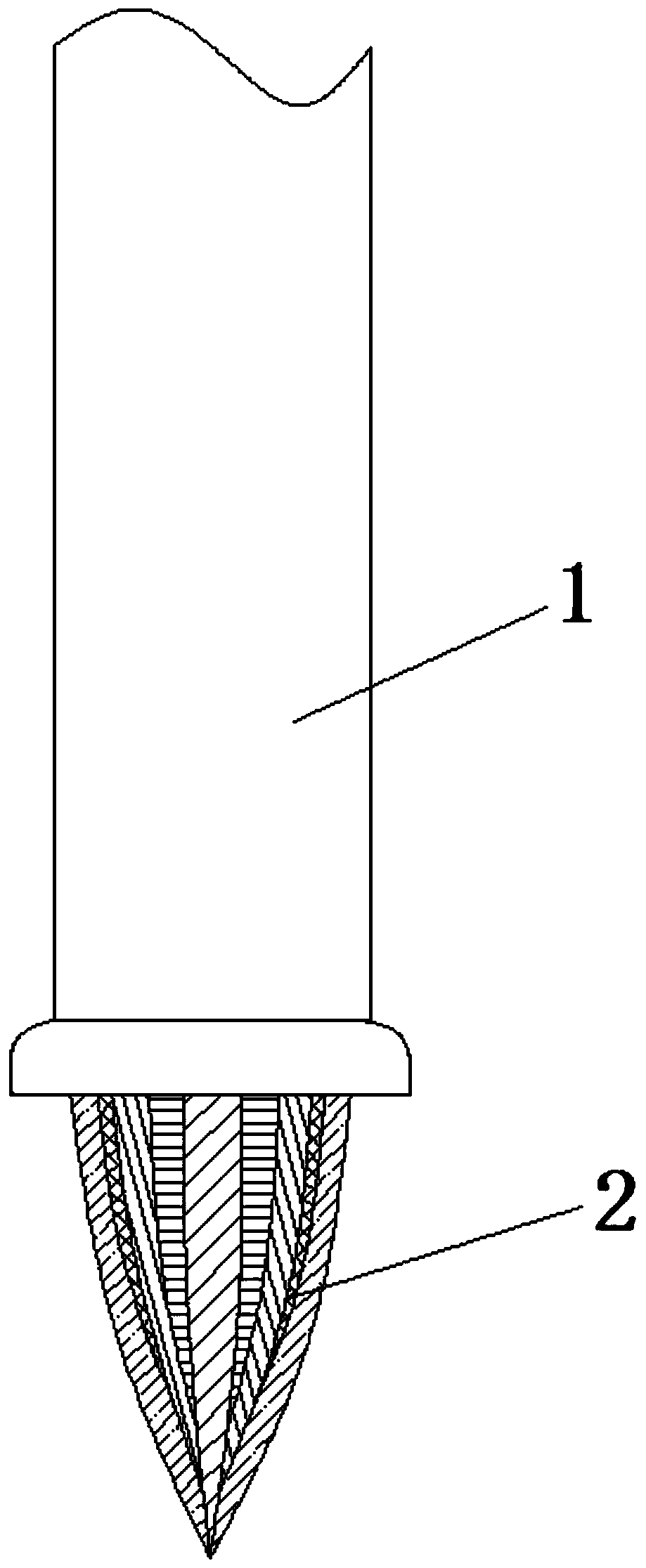 Mulberry silk writing brush with high ink absorption and making method thereof