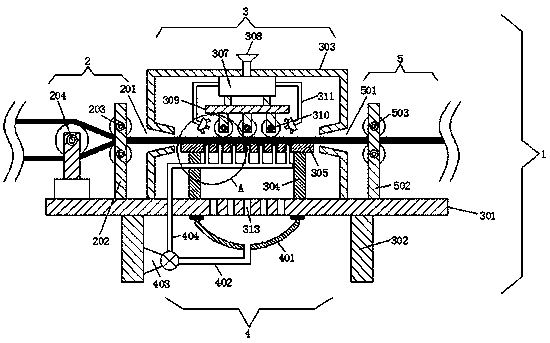 Multi-layer composite non-woven fabric processing method