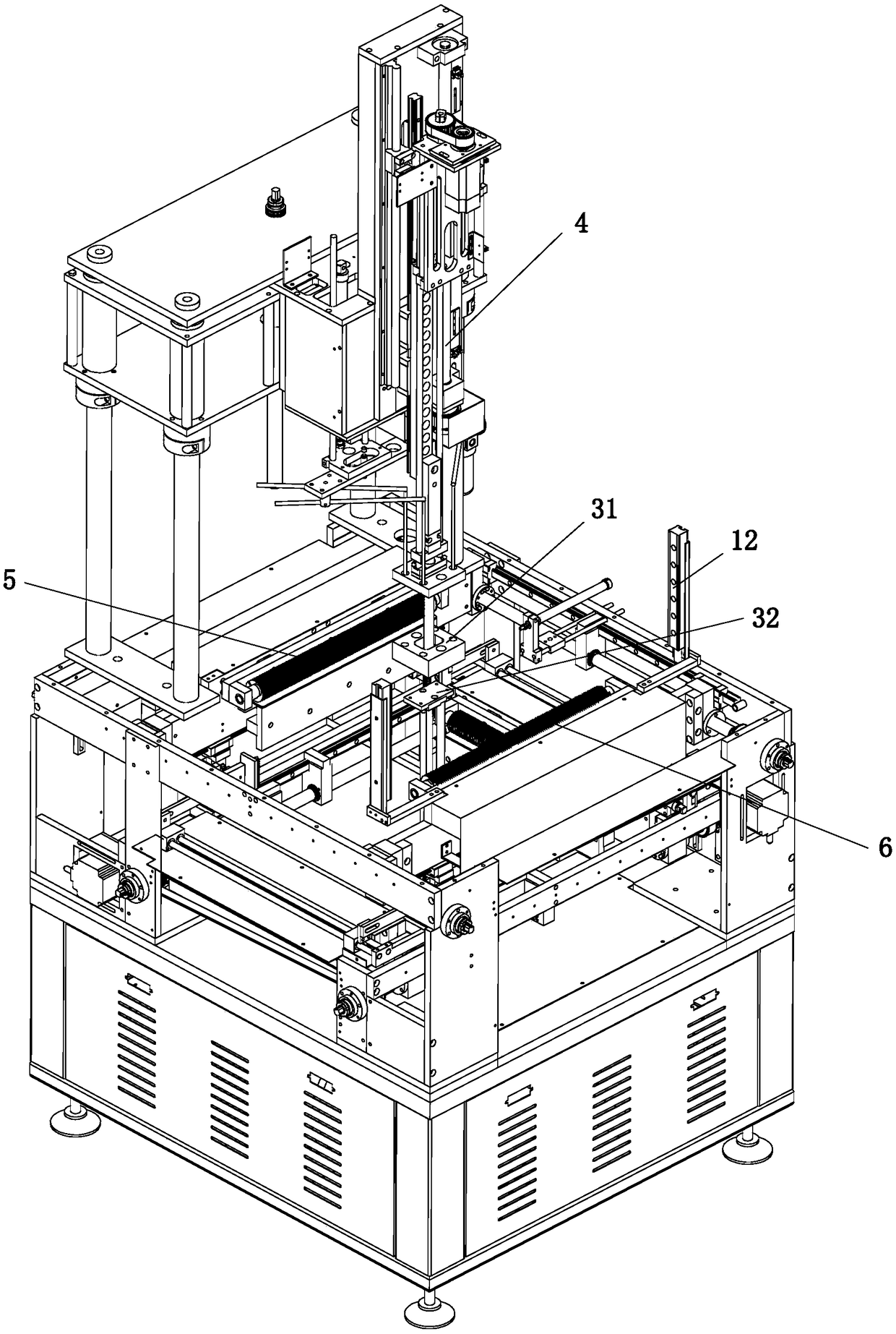 Intelligent molding machine for pneumatic box and molding technology thereof