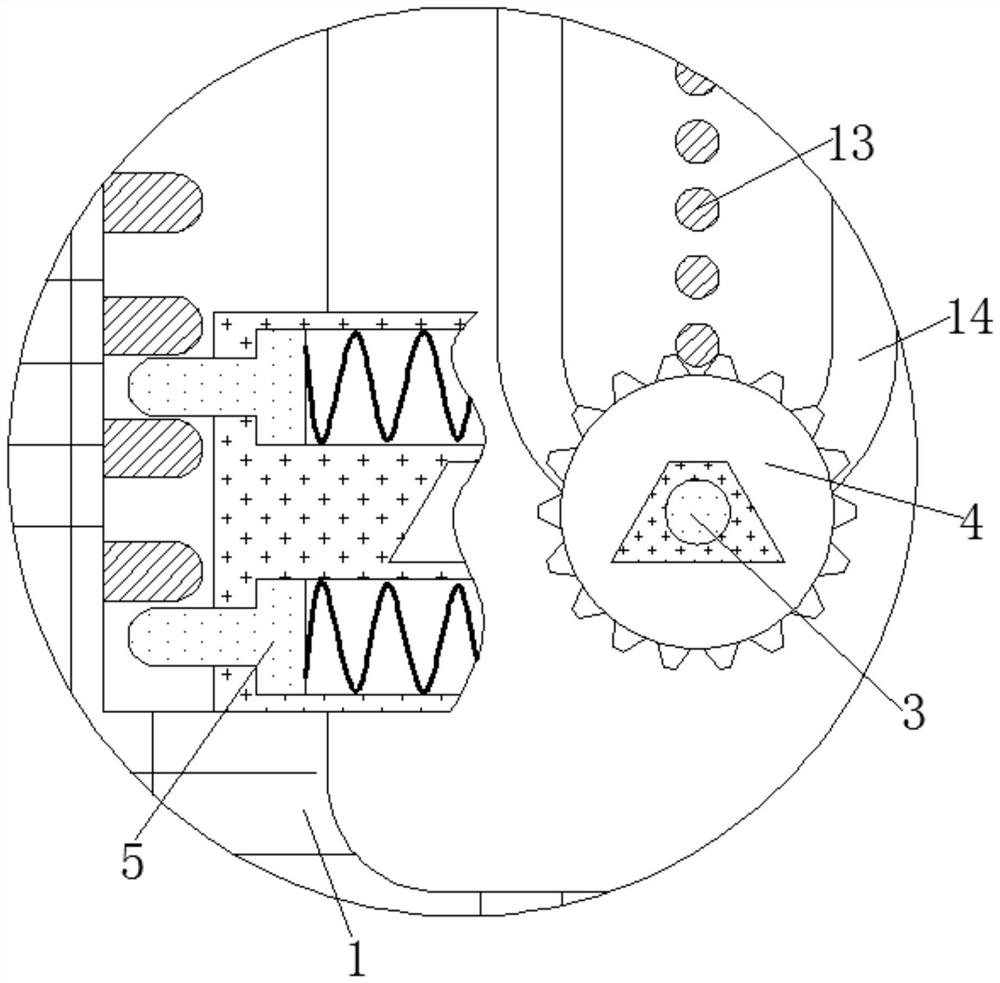 Household flower planting device with automatic soil turning function