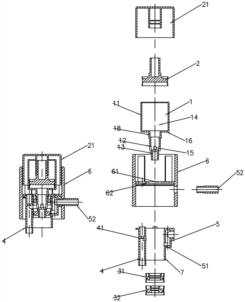 Pump head and container