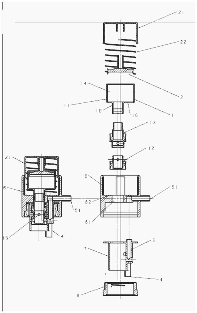 Pump head and container