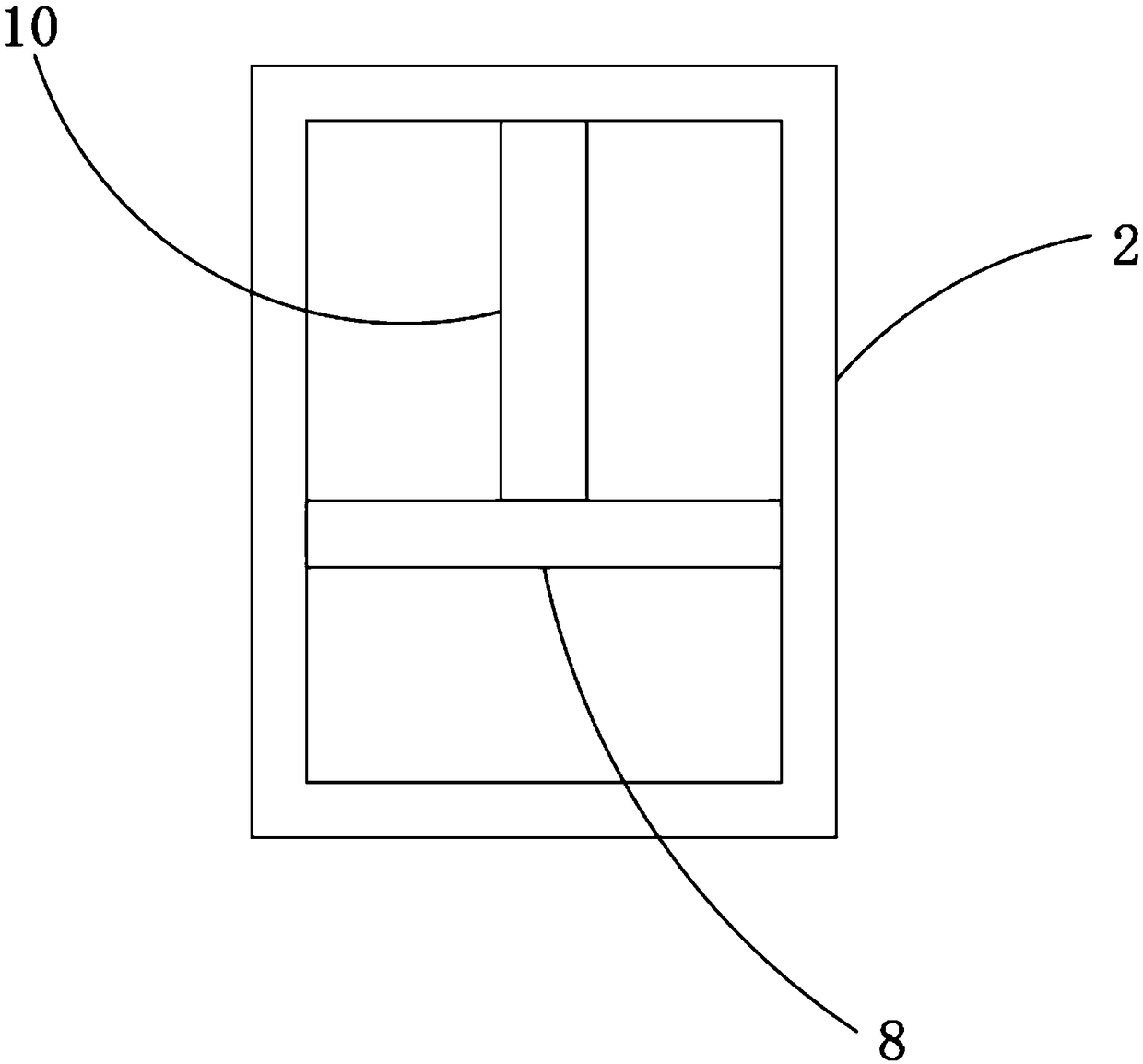 Dust discharge device used for processing of electrolytic aluminum