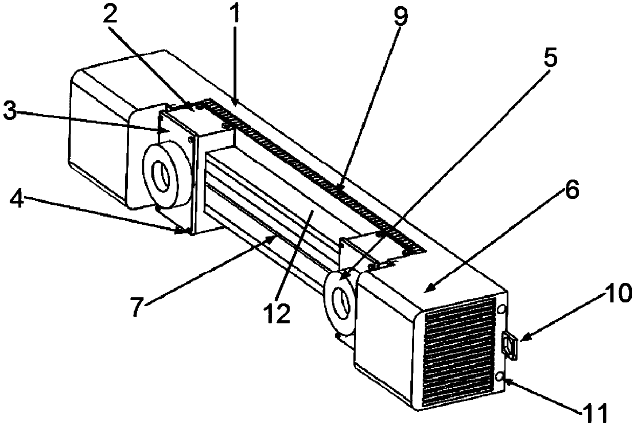 Automatic distance adjustment binocular camera support suitable for transformer substation and distance adjustment method of automatic distance adjustment binocular camera support