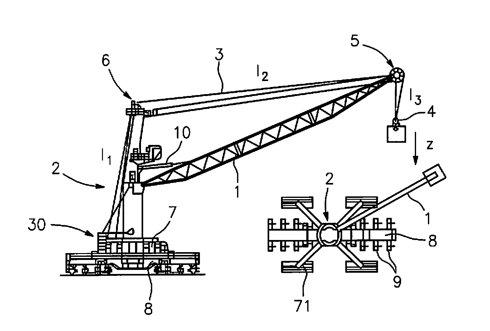 Crane control for the control of a hoisting gear of a crane