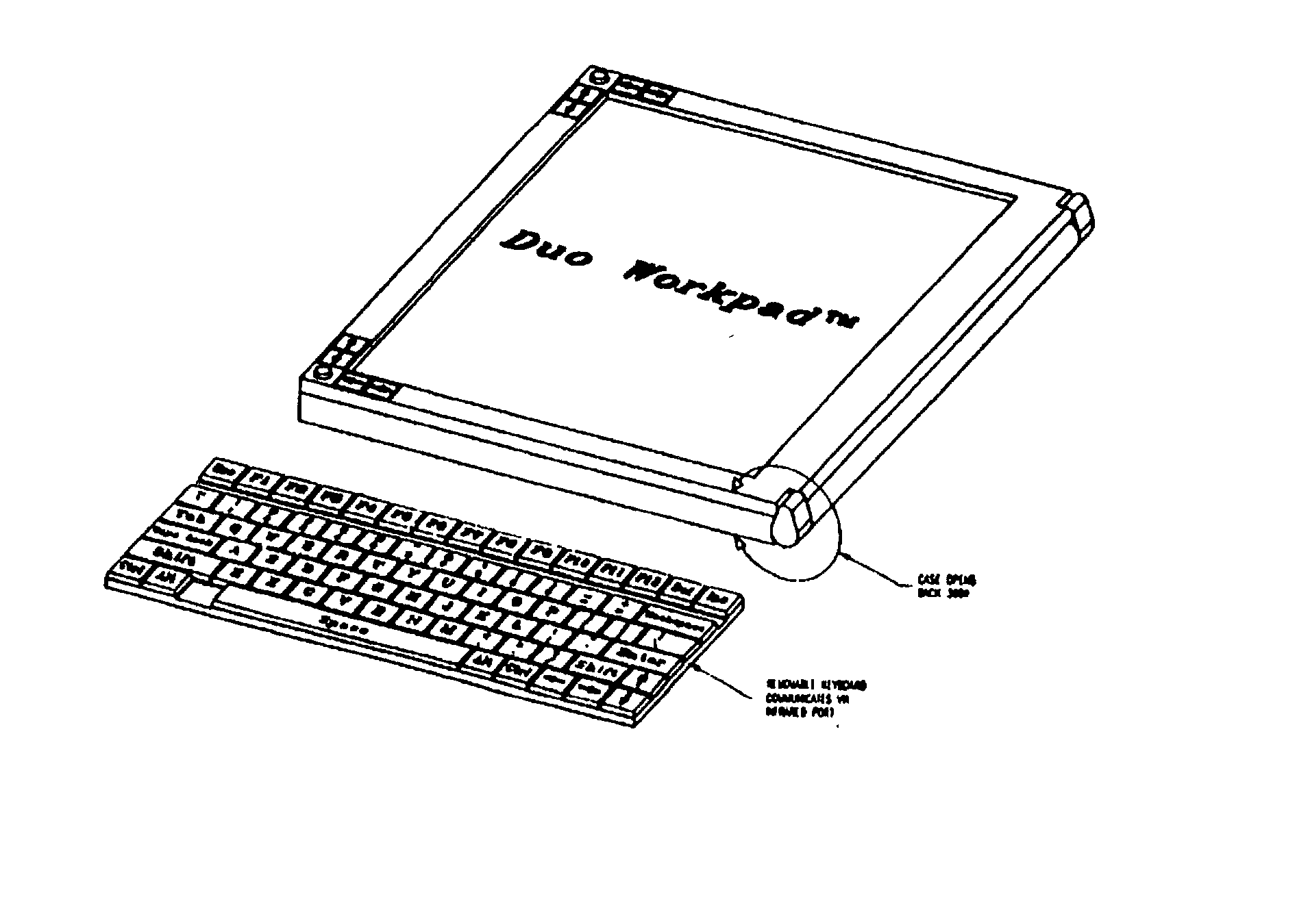 Dual-monitor duo-workpad TM device