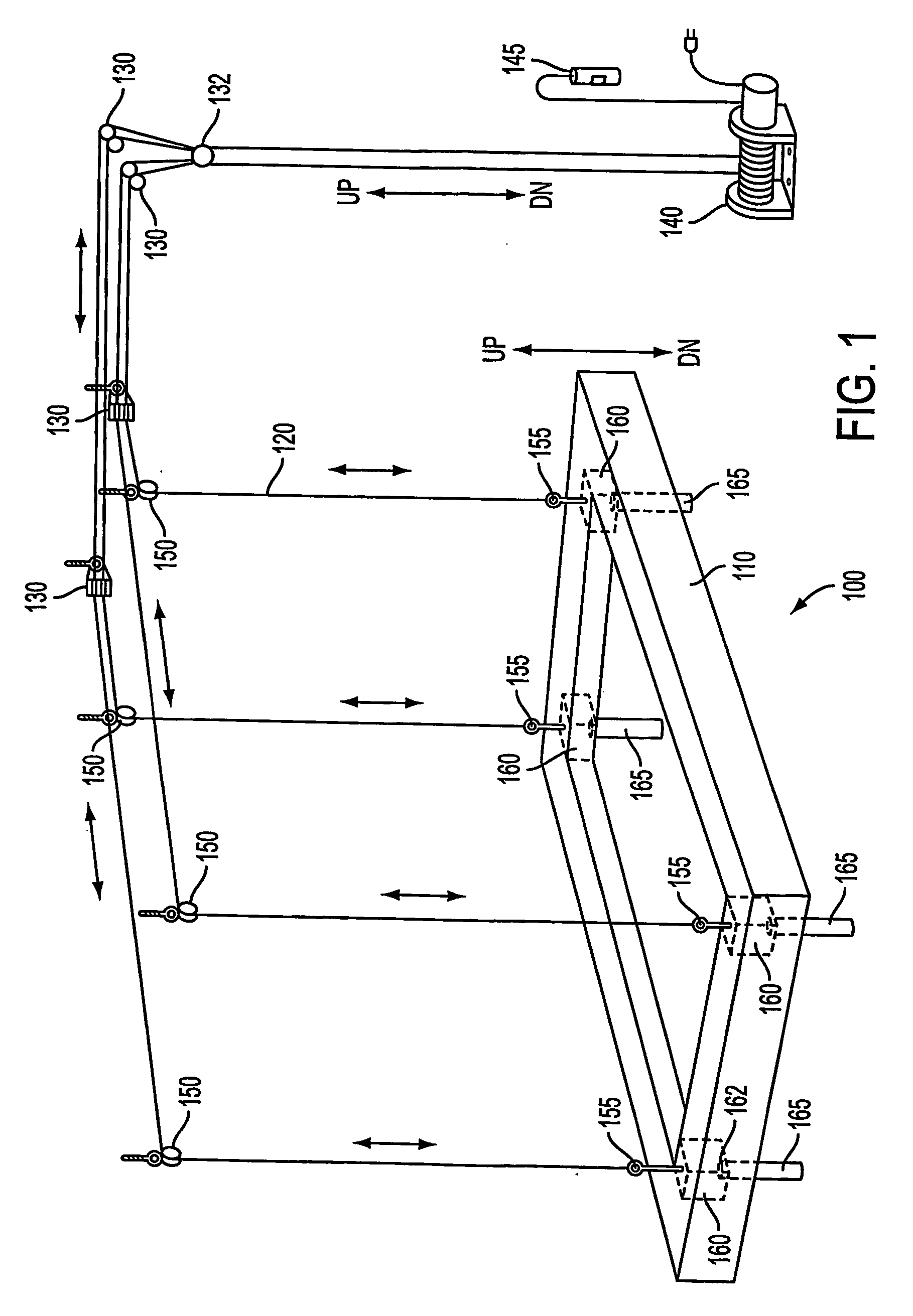 System and method for retractable furniture unit