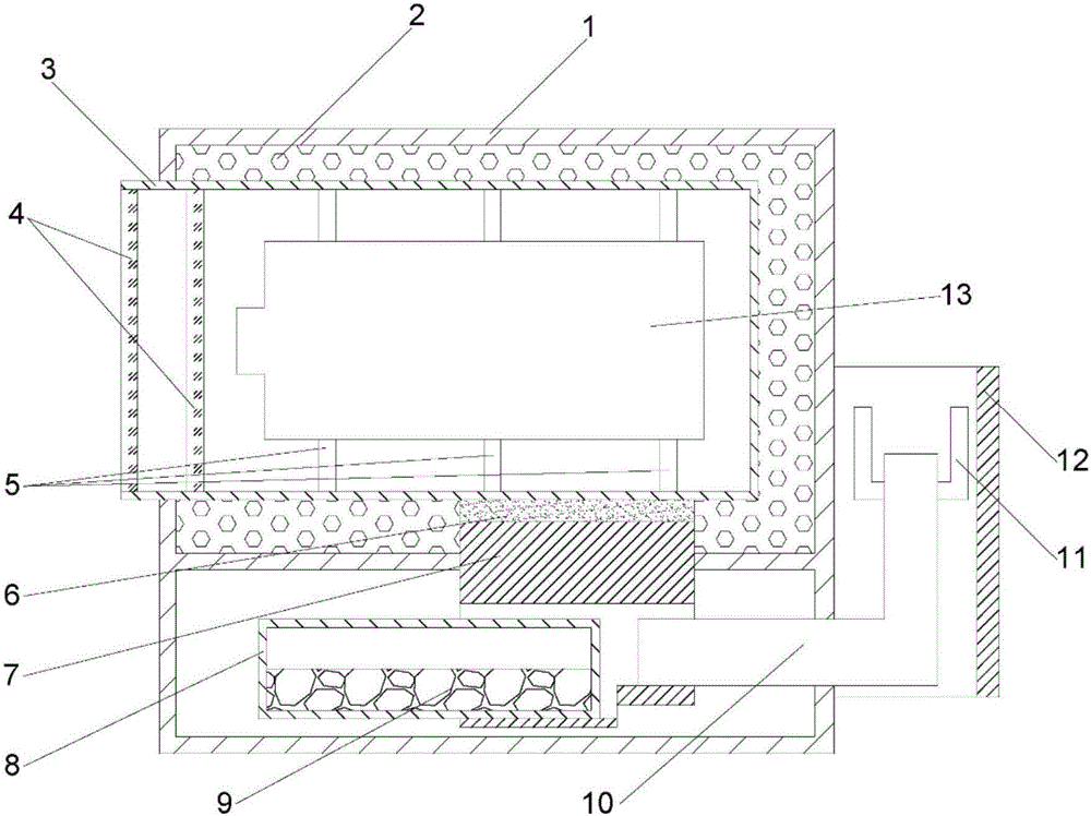 Wide-temperature heat control device