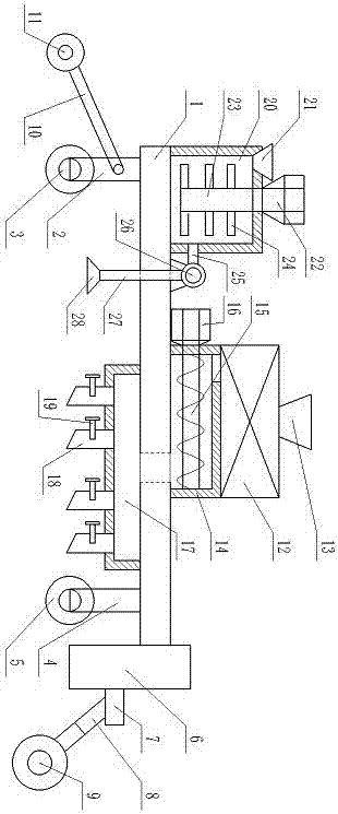 Automatic root fertilizer distributor special for crops