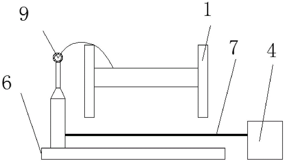 Adjustable line winding mechanism of coiling machine of halogen-free crosslinked lines