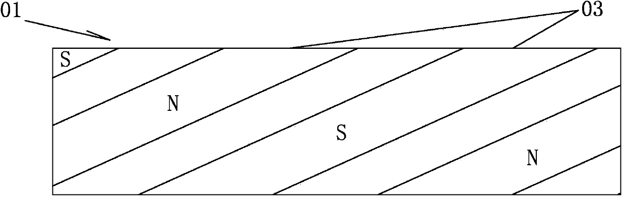 Magnet fixing plate and preparation method thereof