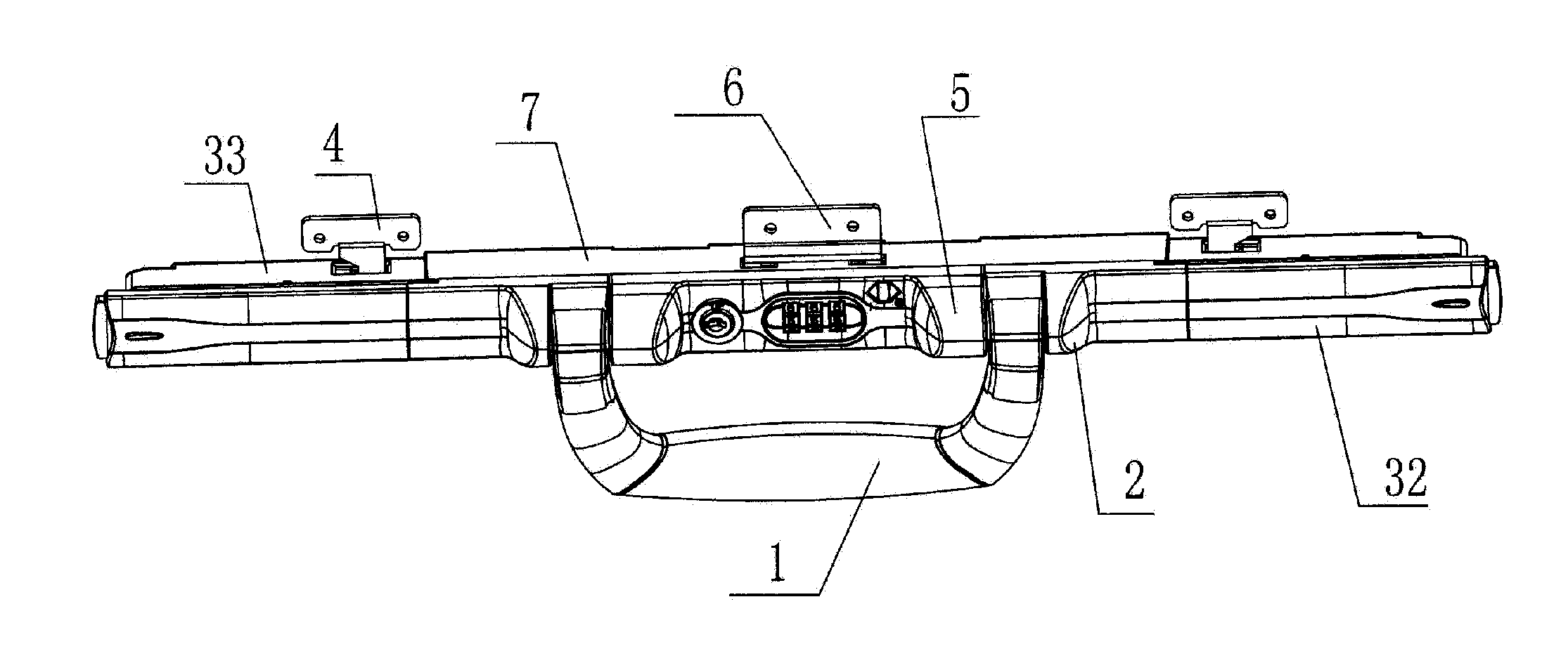 Composite coded lock for a bag