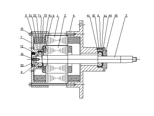 Speed measurement control device for motor