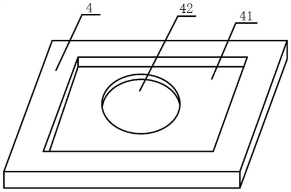 Positioning processing method for scanning electron microscope shooting of silicon-based negative electrode material