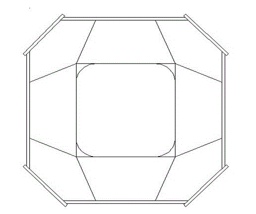 Design method for section closure accuracy of octagonal pile leg