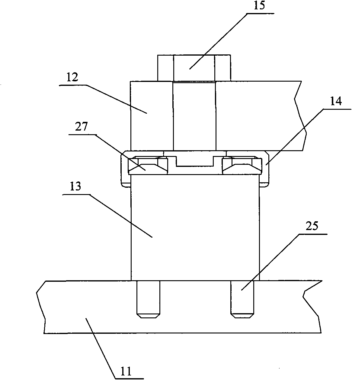 Railway locomotive and gear box and axel-hung box coupling device thereof