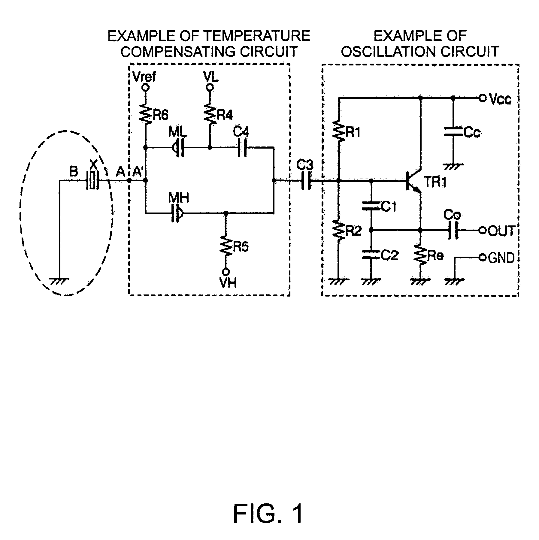 Piezoelectric resonator for oscillator and surface mount type piezoelectric oscillator