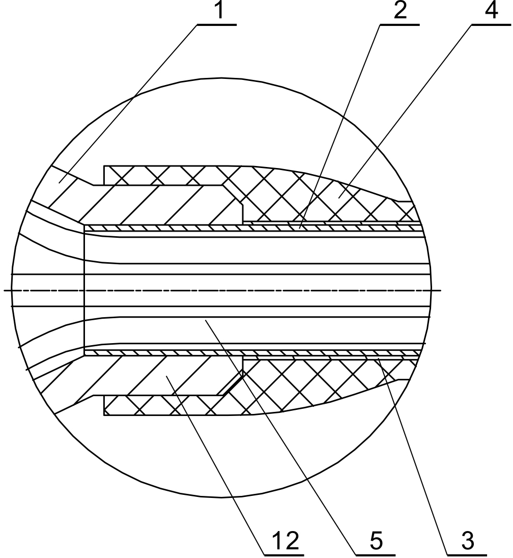 Electric connector sealing structure