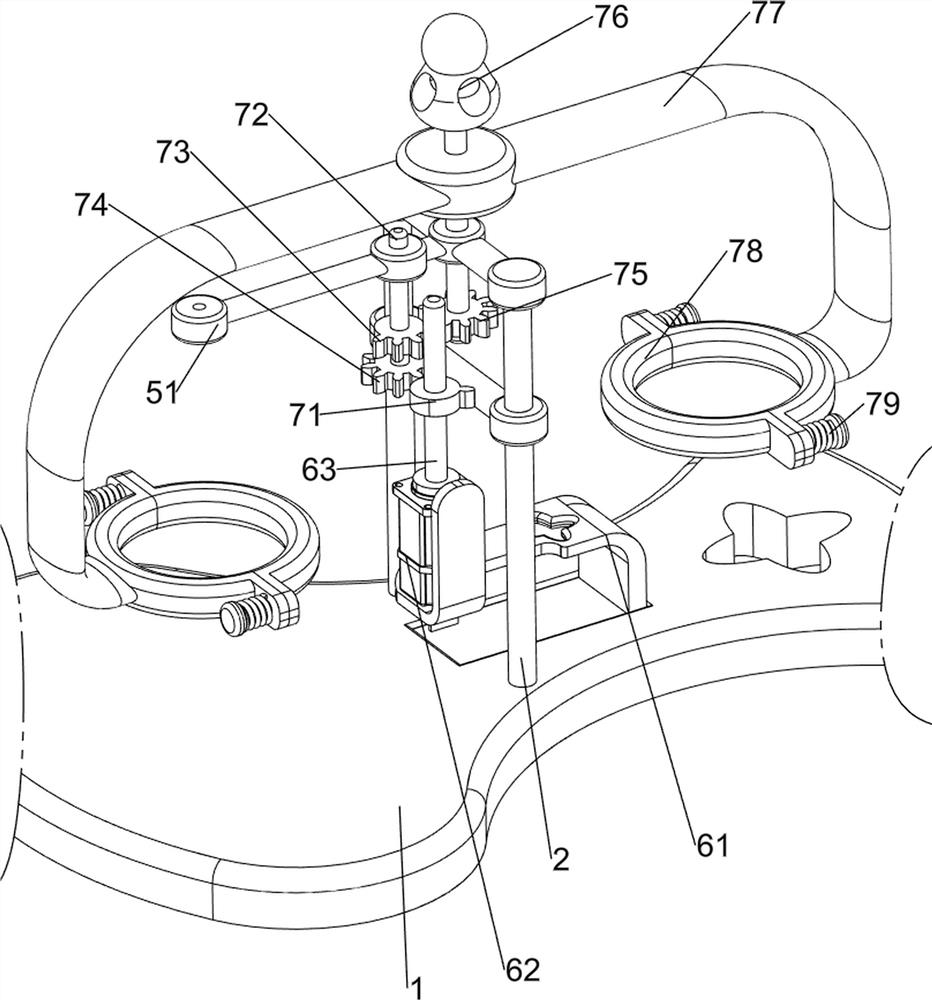 Rotary household rice steamer chamfering device