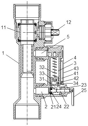 Large-range flow meter and large-range flow measuring method