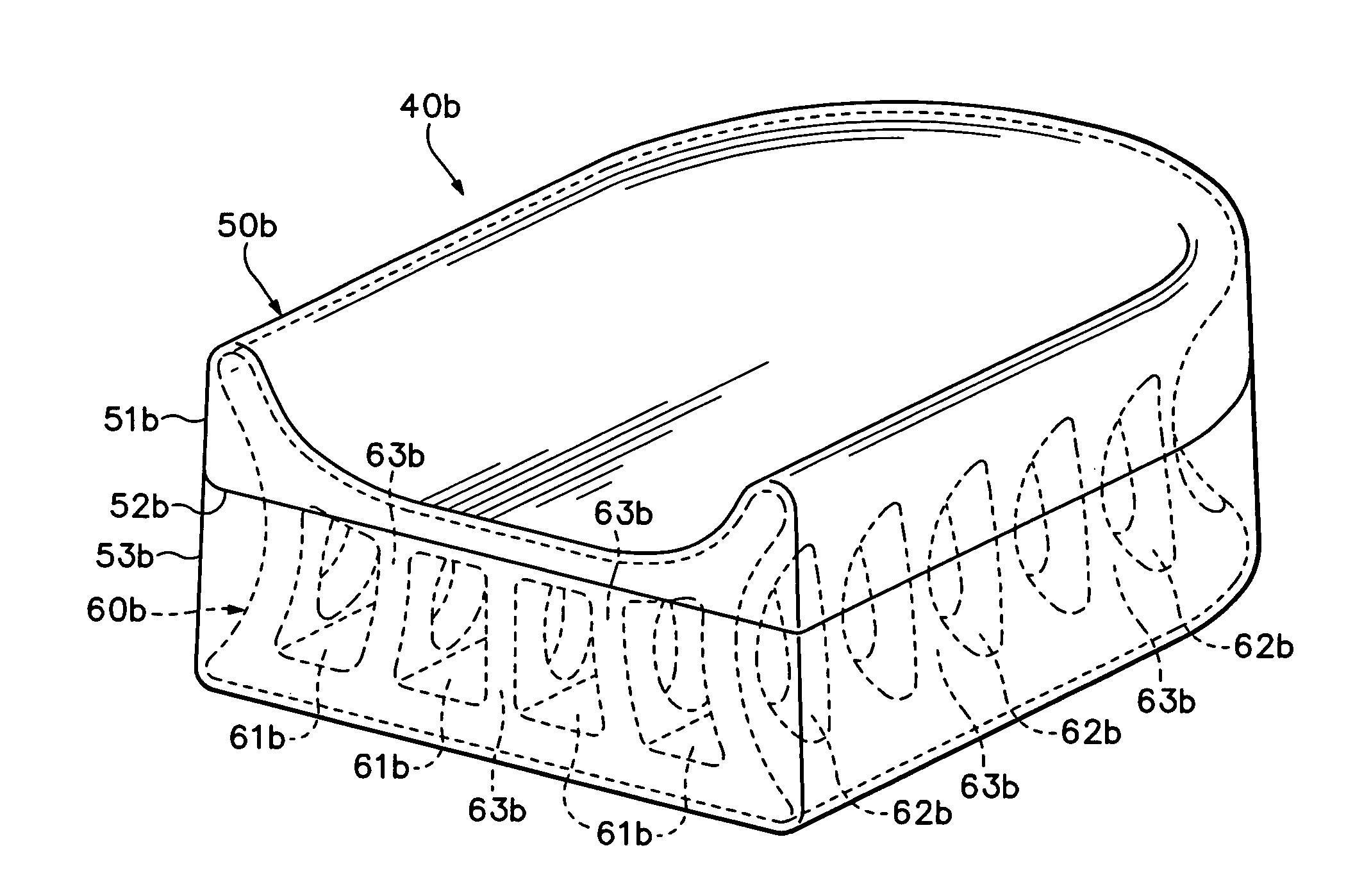 Fluid-filled bladder incorporating a foam tensile member