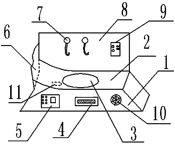 Infant electronic scale for nurse