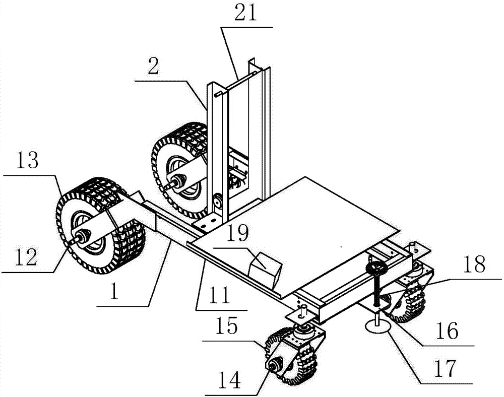 Harvester movement support capable of preventing harvester from falling into sludge