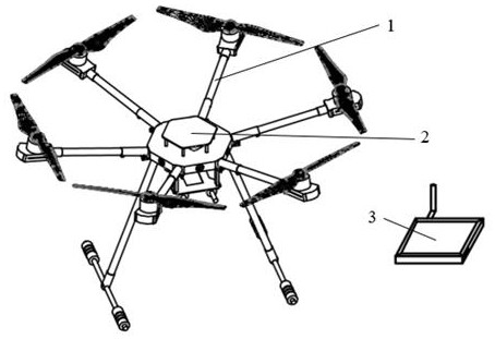 Multi-rotor unmanned aerial vehicle CO2 concentration real-time monitoring device