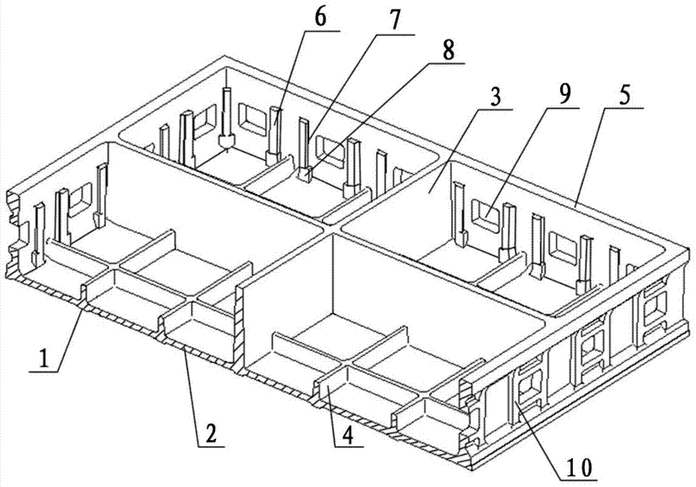 Building template for resisting injection molding epitome