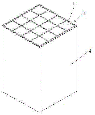 Contrast Imaging Detector Scintillation Crystal Array and Manufacturing Method