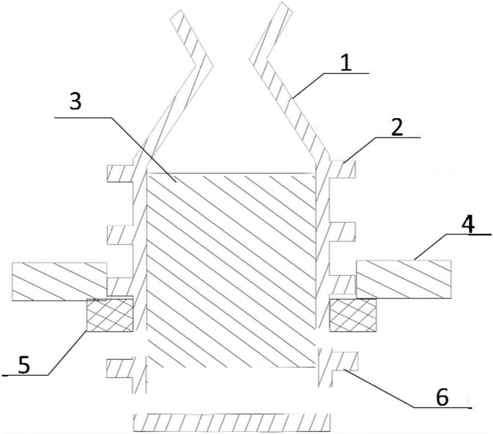 Fired mold precision casting method for improving solidification heat dissipation conditions of directional solidification casting