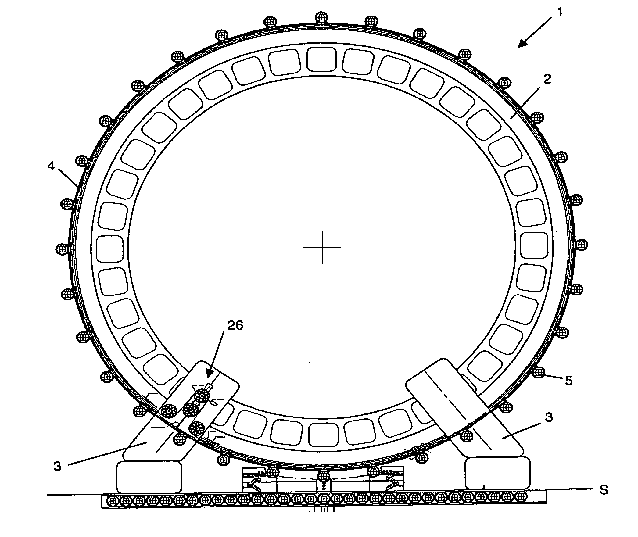 Mobile cabin and subset for the reception and the transport of at least one passenger, and recreational facility using the same