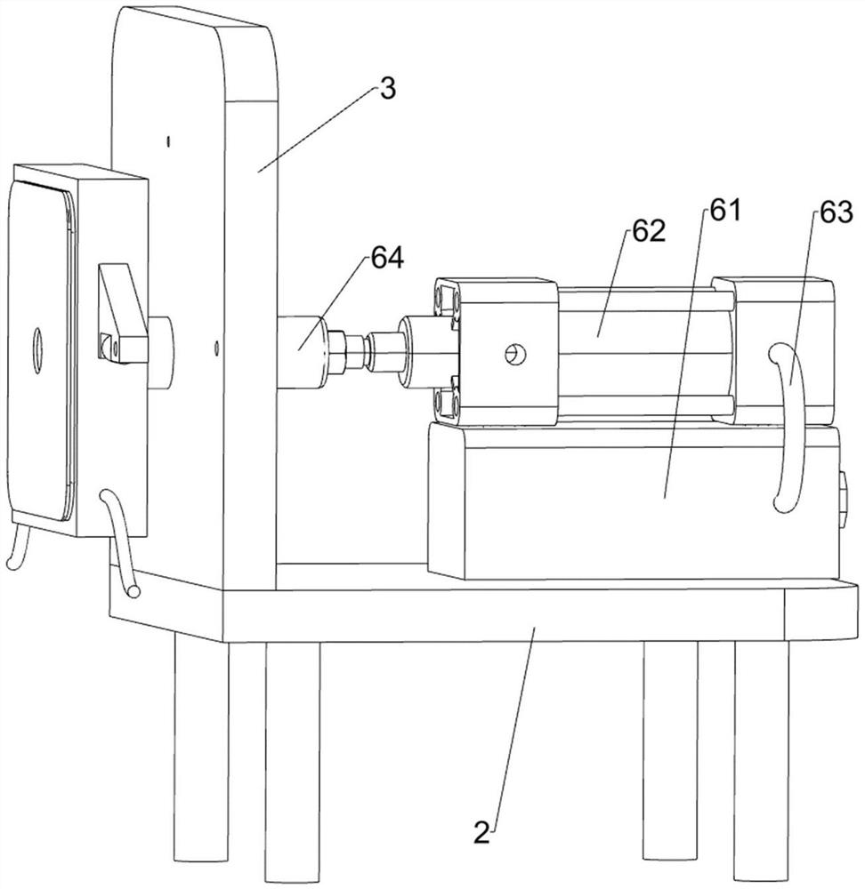 A filter press device for nano calcium carbonate production