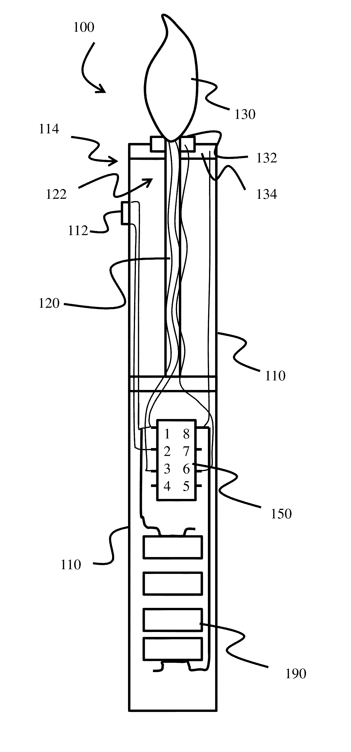 Electronic candle assembly and methods of use