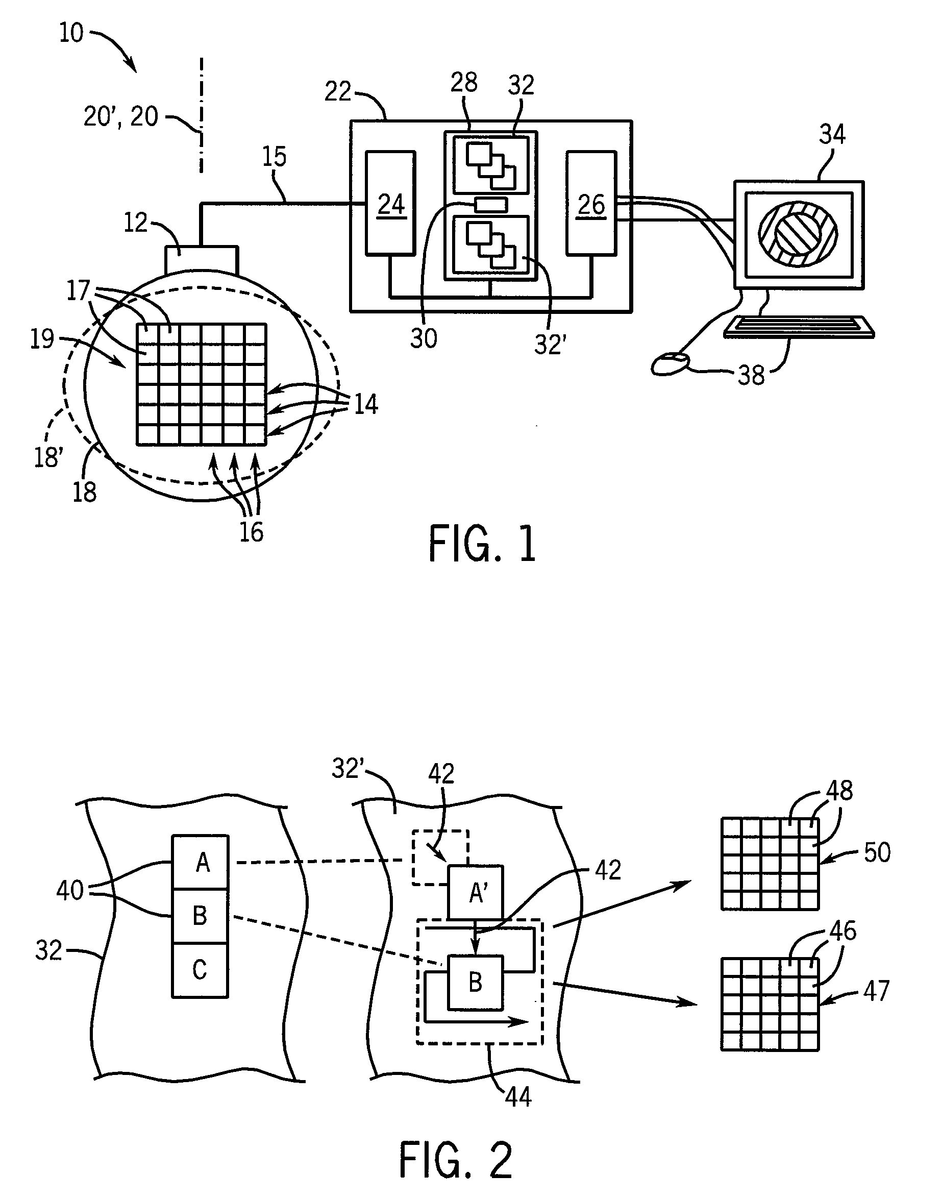 Ultrasonic strain imaging device with selectable cost-function