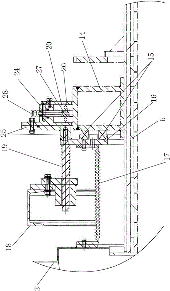 High-temperature atmosphere rotary kiln with lining pipe of hexagonal structure