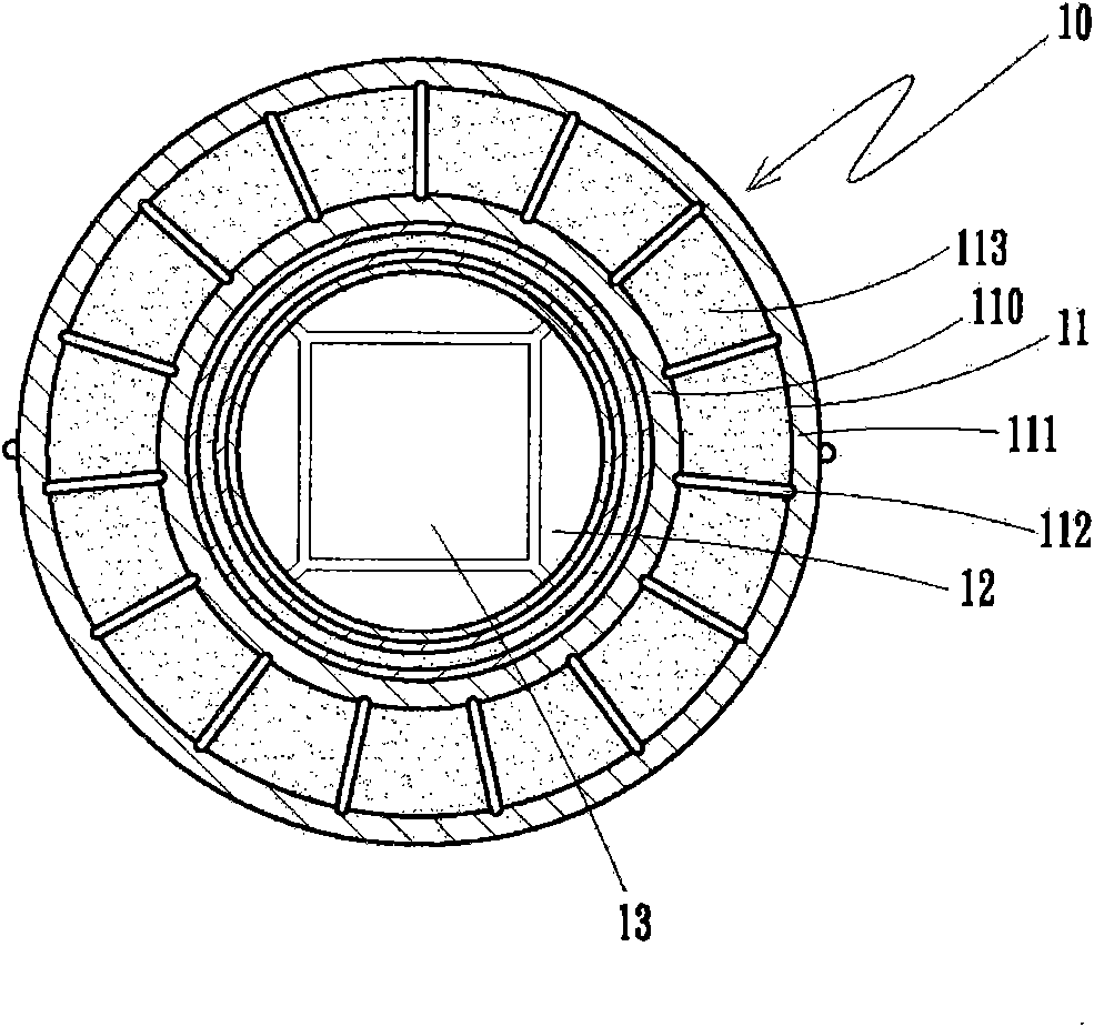 Improved structure of furnace body