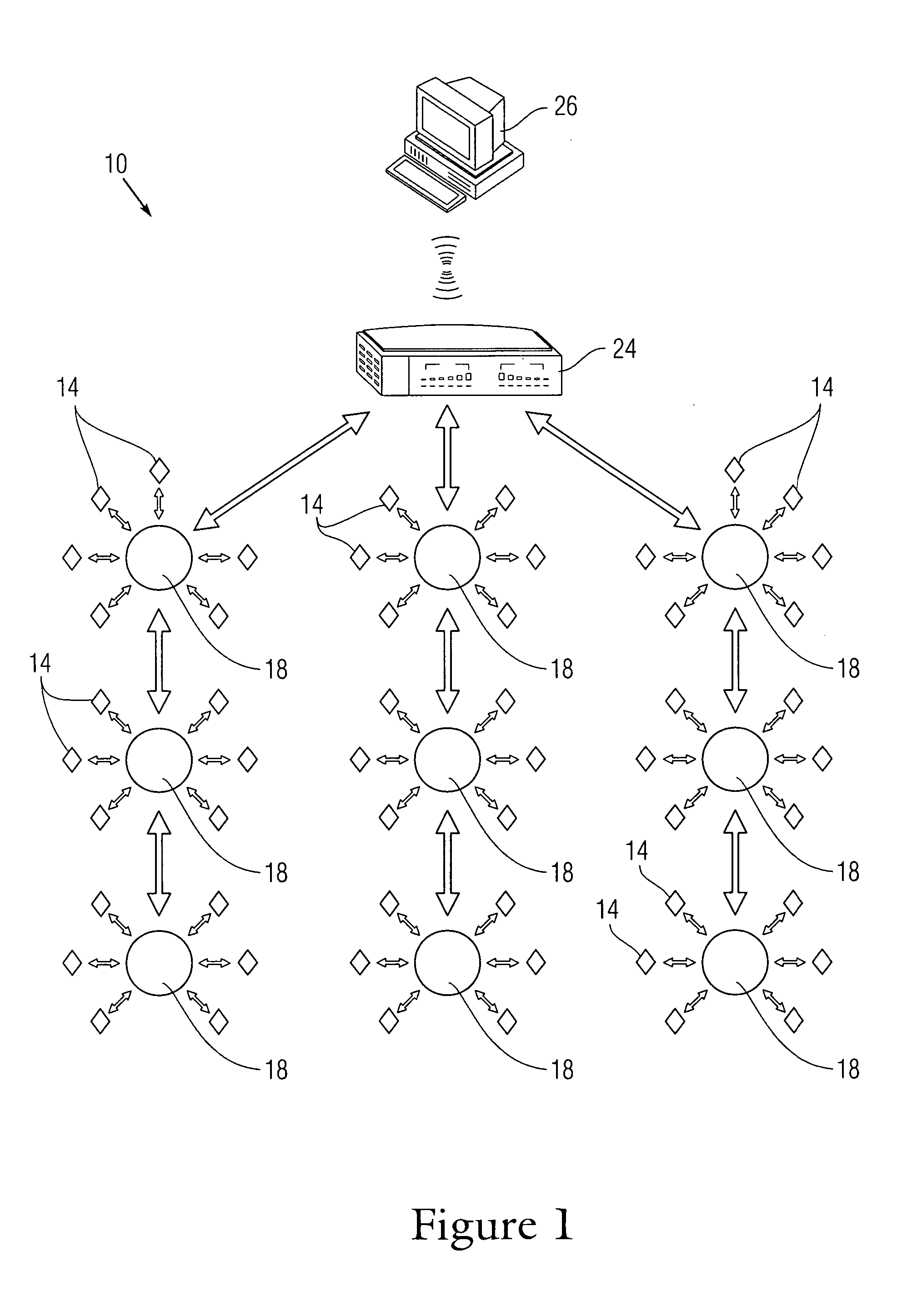 Wireless water flow monitoring and leak detection system, and method