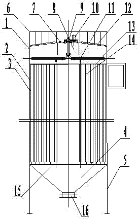 Large stepping type rotating pulse desuter