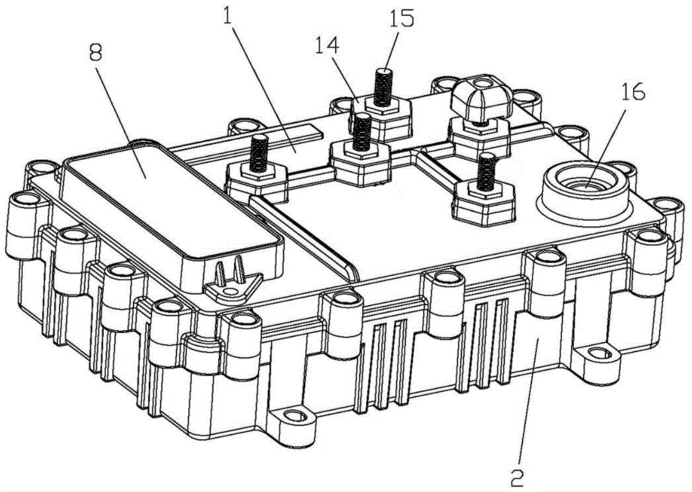 An oil-cooled electric vehicle controller