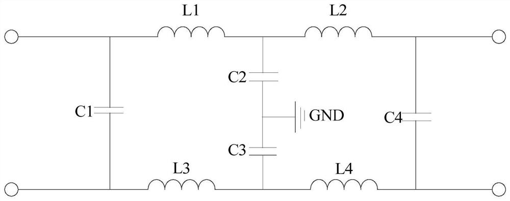 EMC debugging filter board card of electronic equipment and debugging method