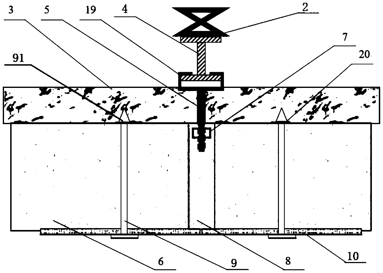 Modular structure wall body of high-temperature heating furnace and mounting method