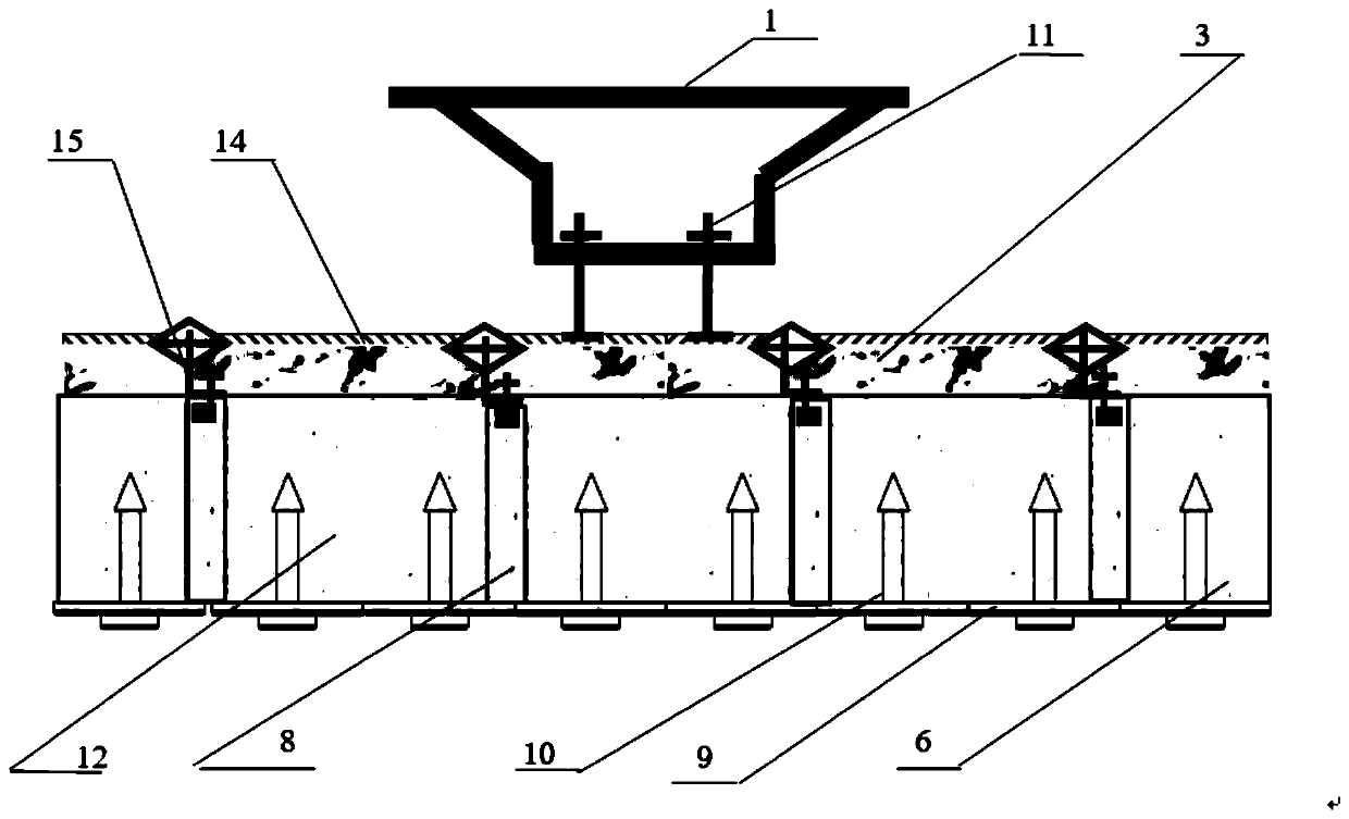 Modular structure wall body of high-temperature heating furnace and mounting method