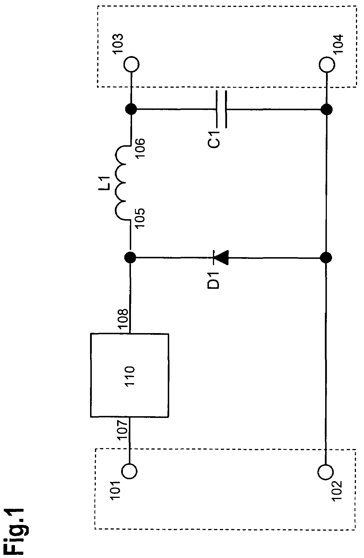 Buck converter with demagnetization detection of the inductor