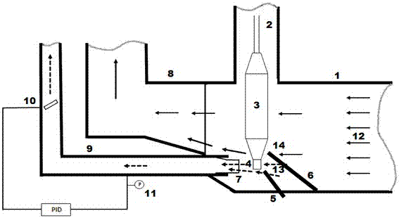 A device and method for preparing optical fiber preform by vad method