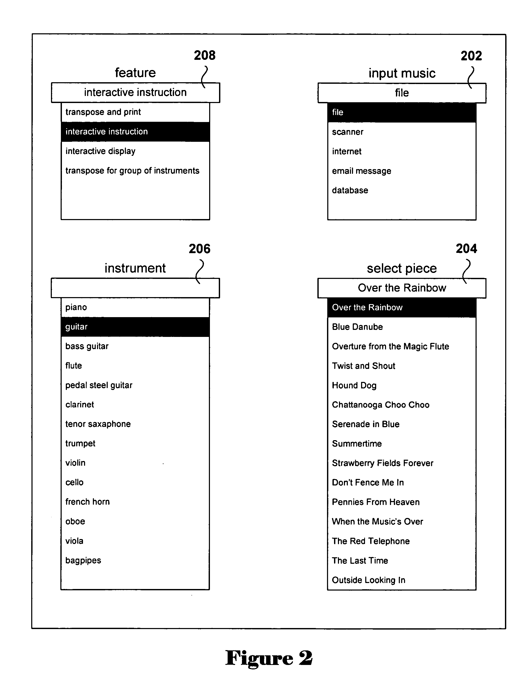 Method and system for generating musical variations directed to particular skill levels