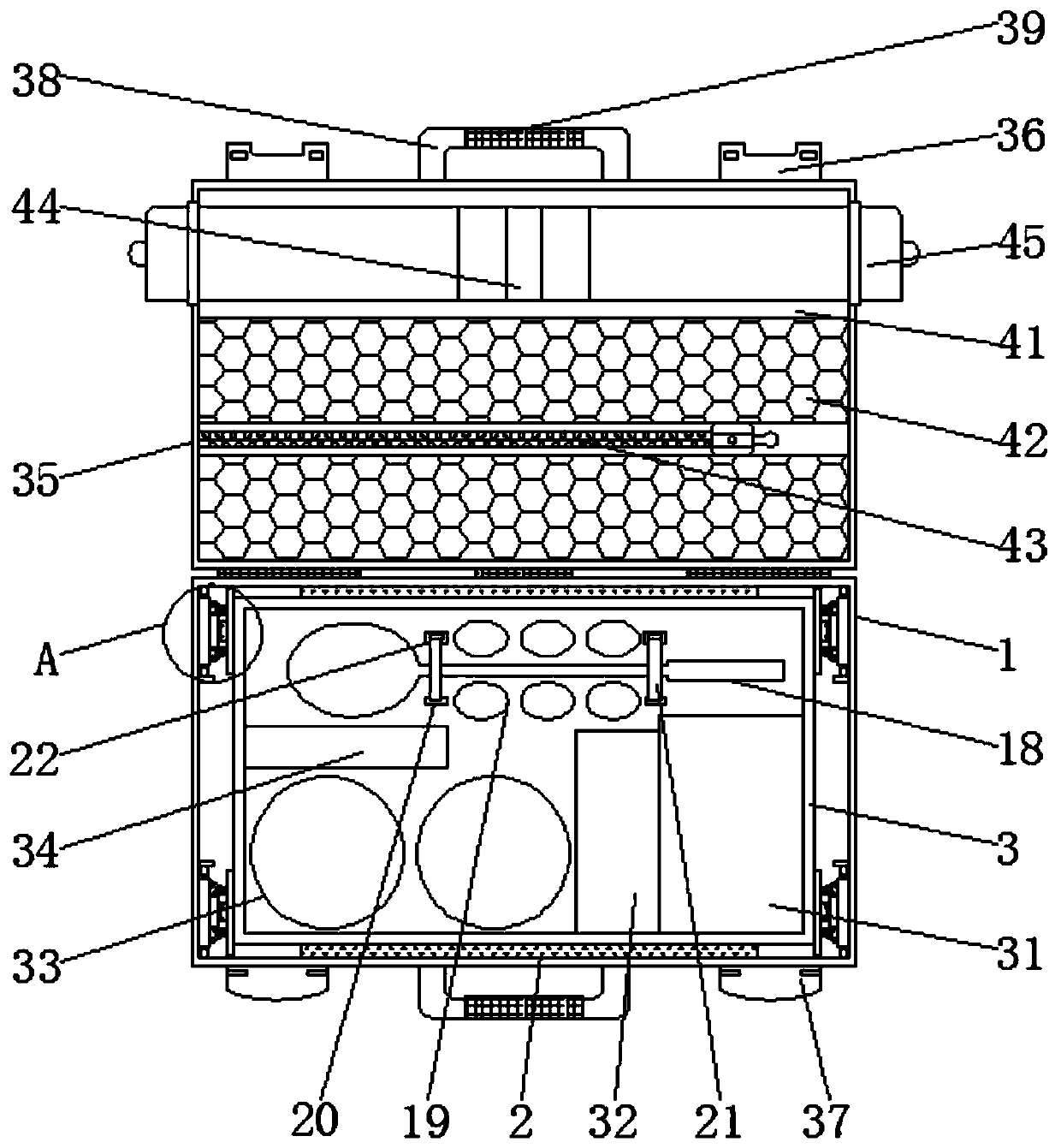 Hand-held storage box for intelligent sports equipment and use method