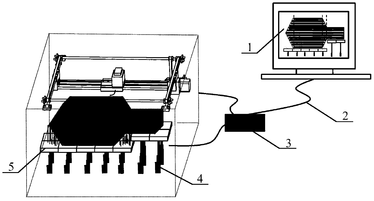 An online partition support method and system for 3D printing of large-size suspended components